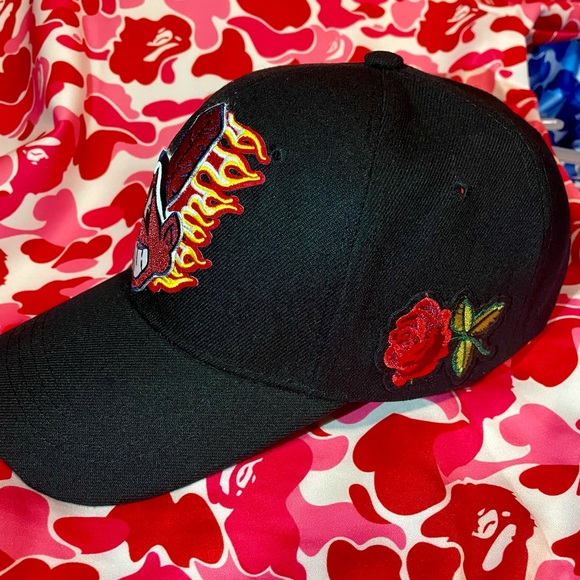 Custom made chief wahoo Cleveland Indians Hat - Picture 5 of 6